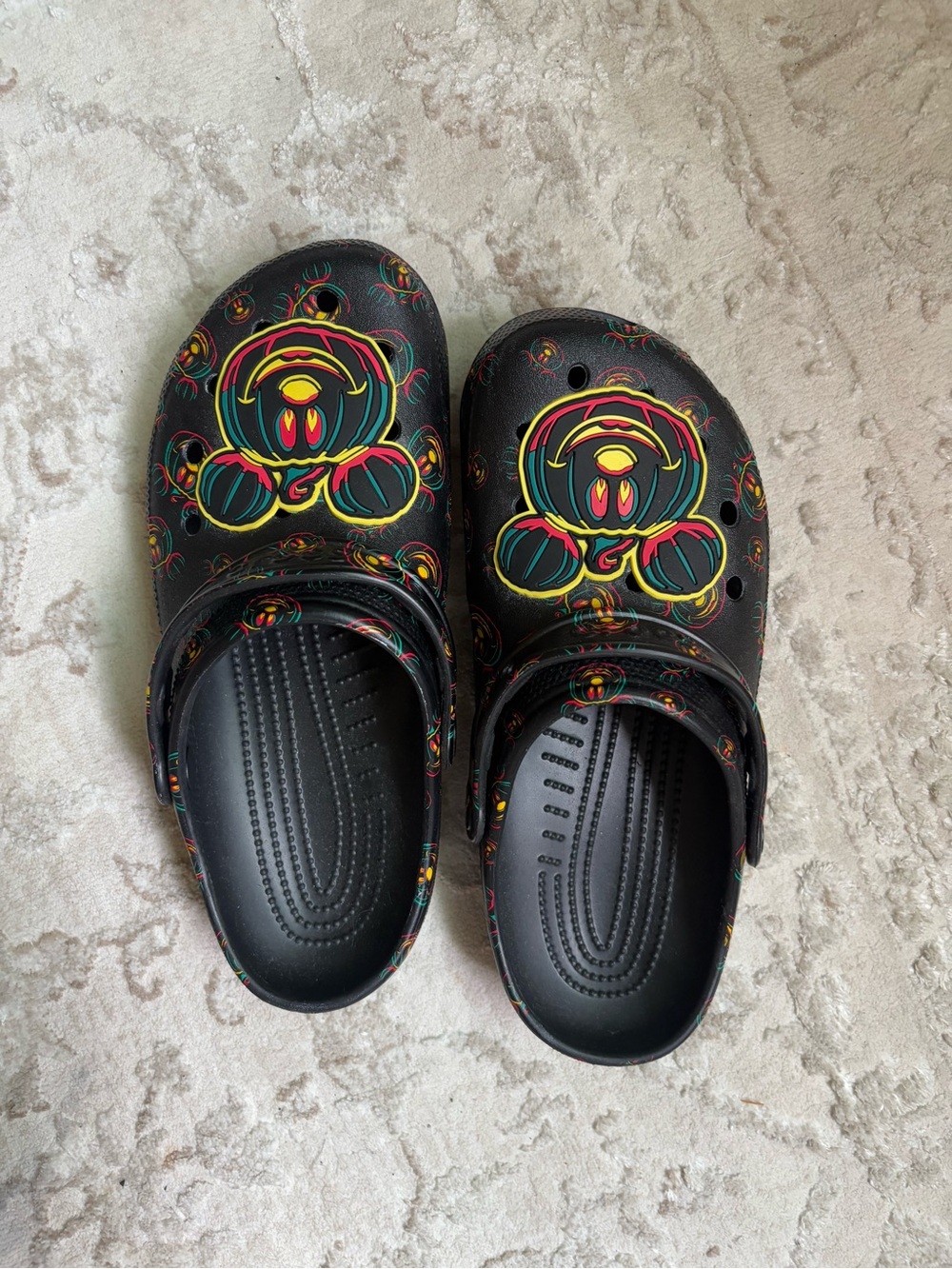 Mickey Halloween Disneyland Adult Crocs Glow in the Dark